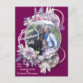 Viva Magenta Aankondigingskaart