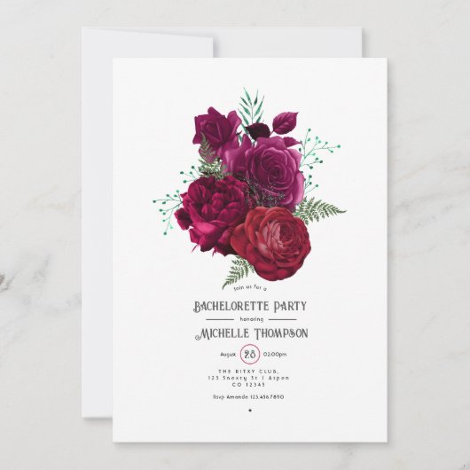 Viva Magenta Bloemendamenfeest Kaart (Voorkant)