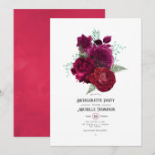Viva Magenta Bloemendamenfeest Kaart (Voorkant / Achterkant)