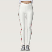 Viva Magenta Bright White Stars Leggings (Voorkant)