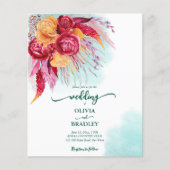 Viva magenta burgundy oranje rozen budget (Voorkant)