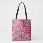 Viva Magenta Canvas tas met Silver Decor (Voorkant)