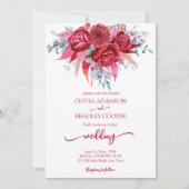 Viva magenta crimson burgundy bloedige eucalyptus kaart (Voorkant)