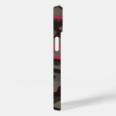 Viva Magenta en Gray Camo Case-Mate iPhone Case (Achterkant / Rechts)