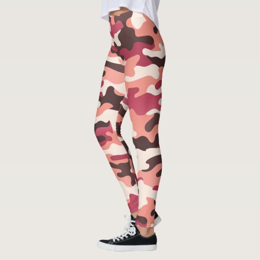 Viva Magenta en Roze Camo Leggings (Links)