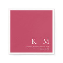 Viva Magenta en White-Wedding-