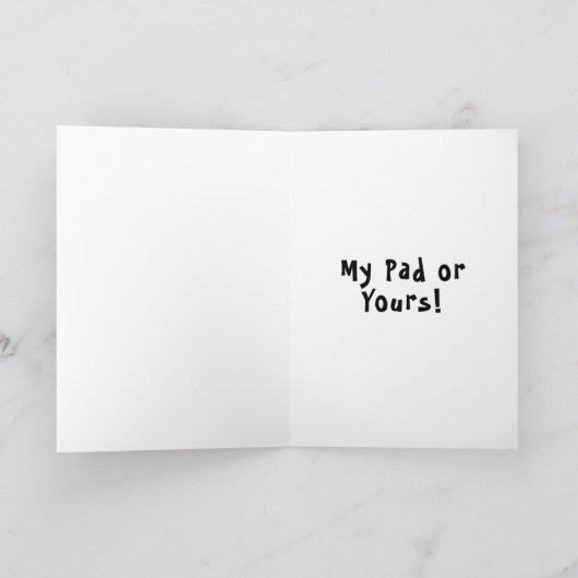 Viva Magenta Funny Frog Valentijnsdag Feestdagen Kaart (Binnen)