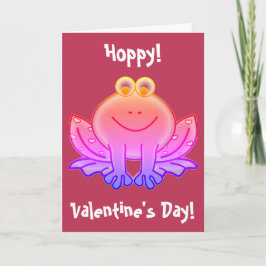 Viva Magenta Funny Frog Valentijnsdag Feestdagen Kaart
