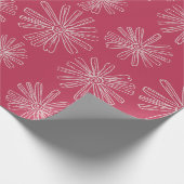 Viva Magenta handbediende ventilator Cadeaupapier (Hoek)