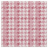 Viva Magenta Houndstooth Pattern Stof (Close Up)