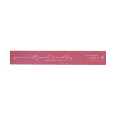 Viva Magenta Modern Minimalist Wedding Script (Individueel)