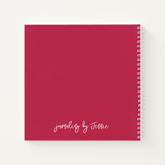 Viva Magenta Persoonlijk Notitieboek (Achterkant)