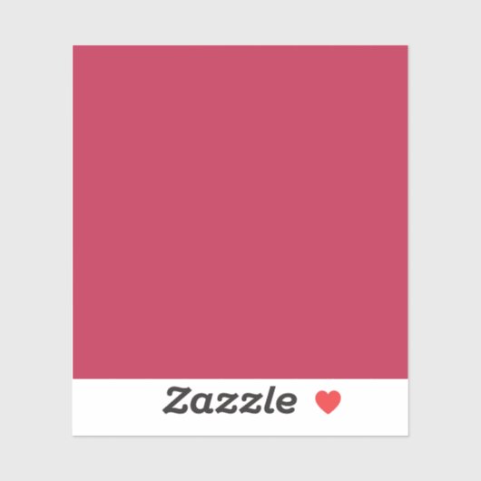 Viva Magenta Solid Color Sticker (Vel)