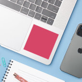 Viva Magenta Solid Color Sticker (Laptop met iPhone)