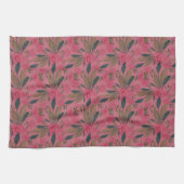 Viva Magenta Waterverf La Rosa Kitchen Towel Theedoek (Horizontaal)
