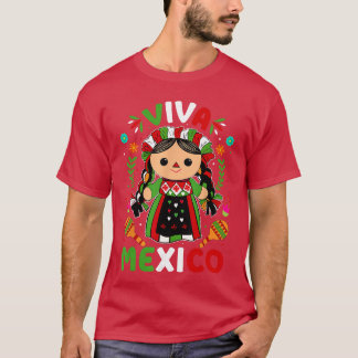 Viva Meico Mexicaanse Onafhankelijkheidsdag vrouwe T-shirt