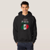Viva Mexica 16th September Independence Day Mexica Hoodie (Voorkant volledig)