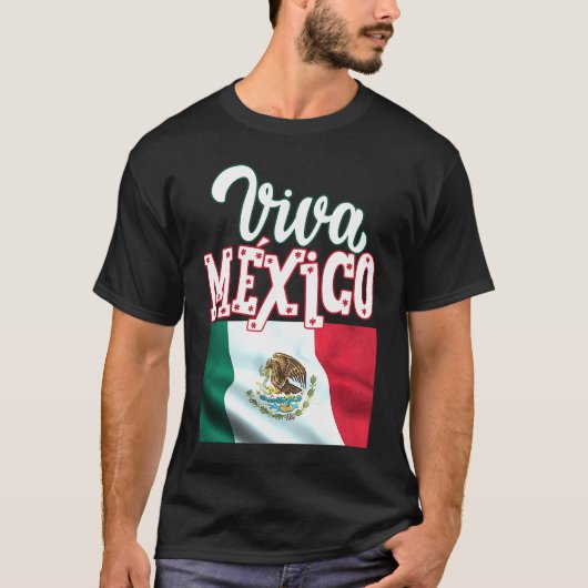 Viva Mexica 16th September Independence Day Mexica T-shirt (Voorkant)