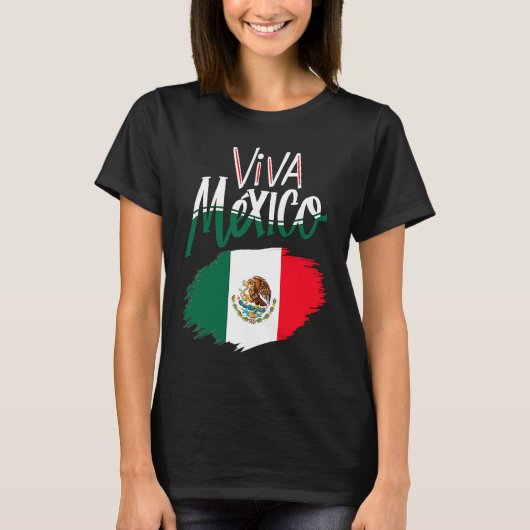 Viva Mexica 16th September Independence Day Mexica T-shirt (Voorkant)
