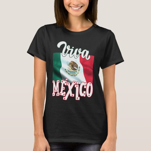 Viva Mexica 16th September Independence Day Mexica T-shirt (Voorkant)