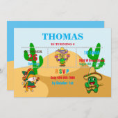 Viva Mexico Birthday Uitnodiging (Voorkant / Achterkant)