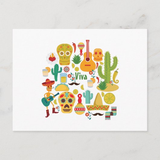 viva mexico briefkaart (Voorkant)