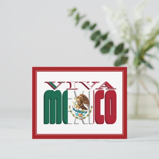 VIVA MEXICO BRIEFKAART (Staand voorkant)