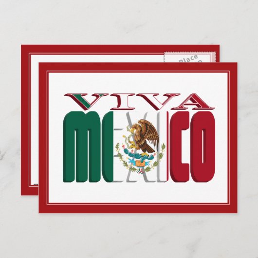 VIVA MEXICO BRIEFKAART (Voorkant / Achterkant)