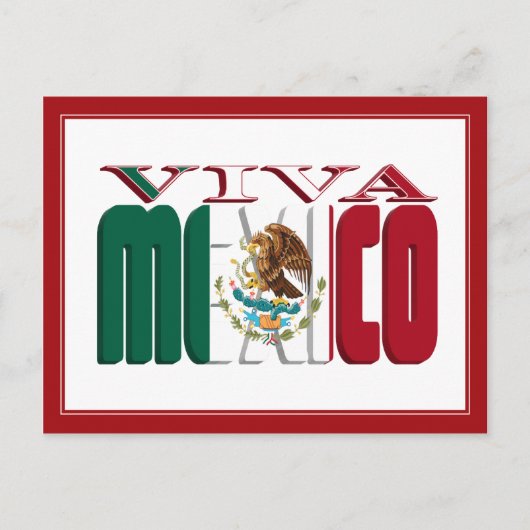 VIVA MEXICO BRIEFKAART (Voorkant)