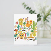 viva mexico briefkaart (Staand voorkant)