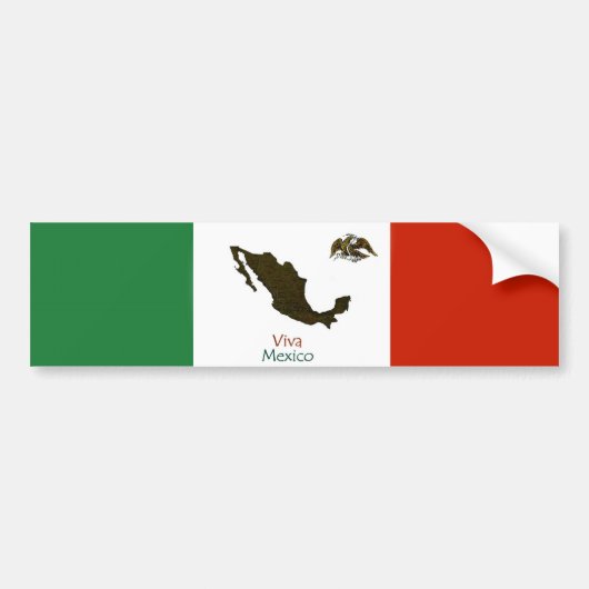Viva Mexico bumper sticker (Voorkant)