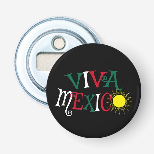 Viva Mexico Button Flesopener (Voorkant)