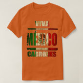 VIva Mexico Cabrones en kerst mexico T-shirt (Design voorkant)