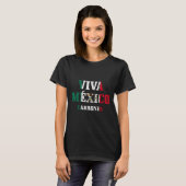 Viva Mexico Cabrones Funny Cinco De Mayo Mexican F T-shirt (Voorkant volledig)