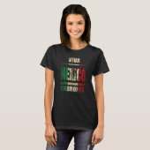 Viva Mexico Cabrones Mexicaanse vlag T-shirt (Voorkant volledig)