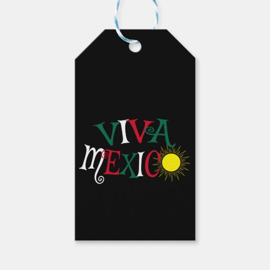 Viva Mexico Cadeaulabel (Voorkant)