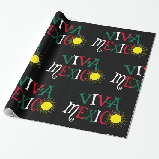 Viva Mexico Cadeaupapier (Uitgerold)