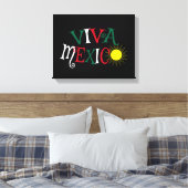 Viva Mexico Canvas Afdruk (Insitu (Slaapkamer))