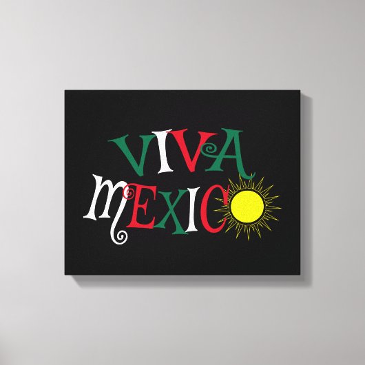 Viva Mexico Canvas Afdruk (Voorkant)