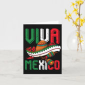Viva Mexico Cinco De Mayo Kaart (Gele Bloem)