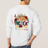 viva mexico cinco de mayo, playeras personalizado t-shirt (Achterkant)