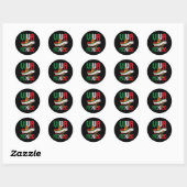 Viva Mexico Cinco De Mayo Ronde Sticker (Vel)