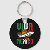 Viva Mexico Cinco De Mayo Sleutelhanger (Voorkant)