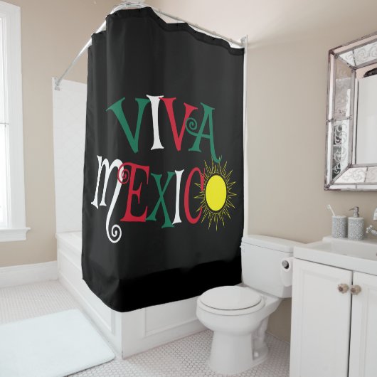Viva Mexico Douchegordijn (In situ)