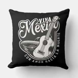 Viva Mexico feest met mijn gitaar Kussen