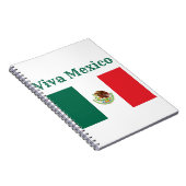 Viva Mexico Flag Notitieboek (Rechterzijde)