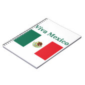 Viva Mexico Flag Notitieboek (Linkerzijde)