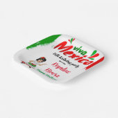 Viva Mexico Girl 200e verjaardag Papieren Bordje (Gebogen)