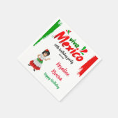 Viva Mexico Girl 200e verjaardag Servet (Hoek)