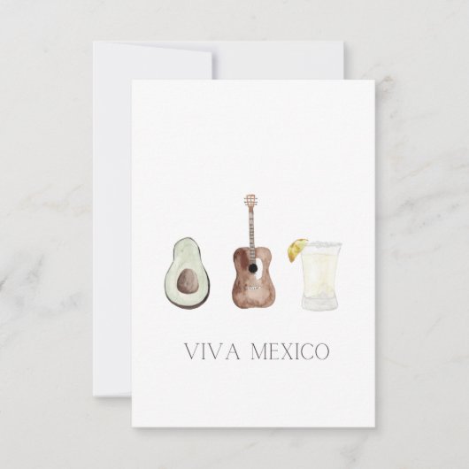 Viva Mexico Kaart (Voorkant)